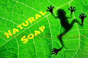 Декоративная бирка "Natural Soap"